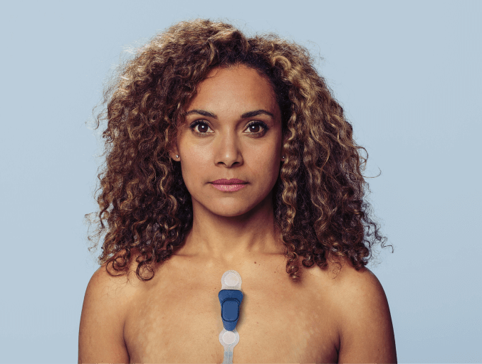 Image depicting a woman wearing a medical wearable